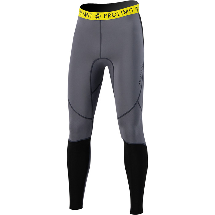 2023 Prolimit Hombres Airmax 1.5mm Neopreno SUP Trousers 14490 - Grey / Black / Yellow